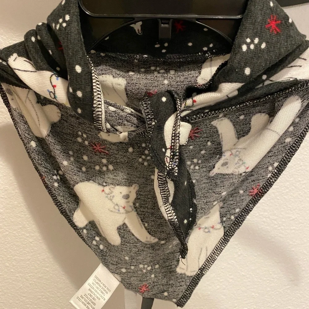 Jaclyn Intimates Xmas/Winter Polar Bear Bandana for Dogs/Pets - M/L